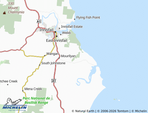 Mapa MICHELIN Etty Bay - ViaMichelin