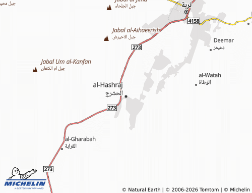 Carte MICHELIN al-Hashraj - ViaMichelin