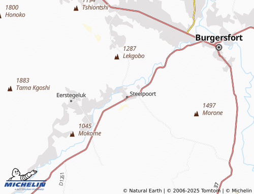MICHELIN Steelpoort map - ViaMichelin