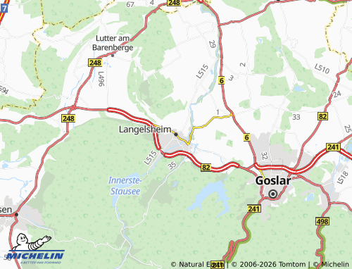 MICHELIN Langelsheim map - ViaMichelin