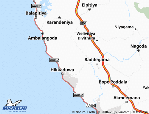 MICHELIN Mahagangoda map - ViaMichelin