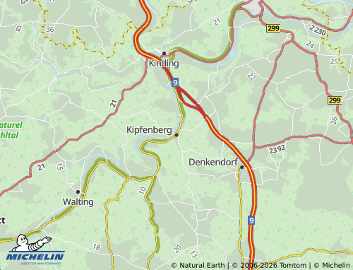 MICHELIN Kipfenberg map - ViaMichelin