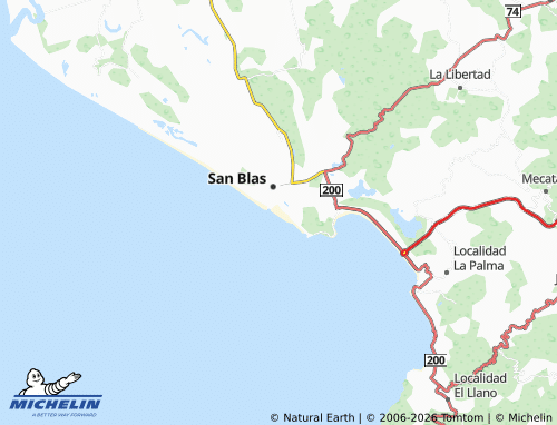 MICHELIN-Landkarte Playa del Borrego - ViaMichelin