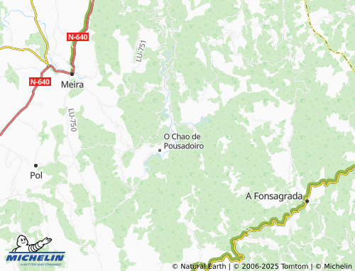 MICHELIN Cabaceira map - ViaMichelin