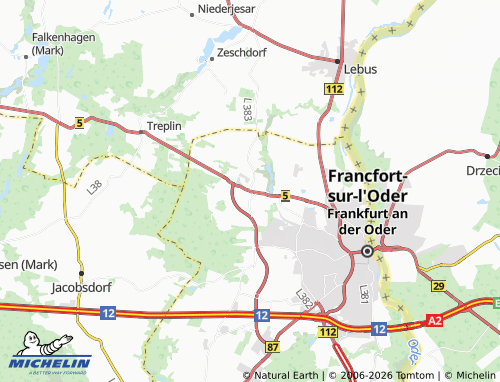 Mappa MICHELIN Booßen - ViaMichelin