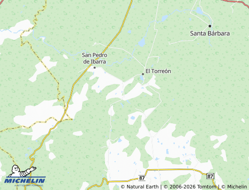 Mappa MICHELIN Cabras de Guadalupe - ViaMichelin