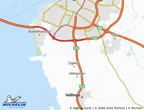 Carte MICHELIN Västra Klagstorp - ViaMichelin