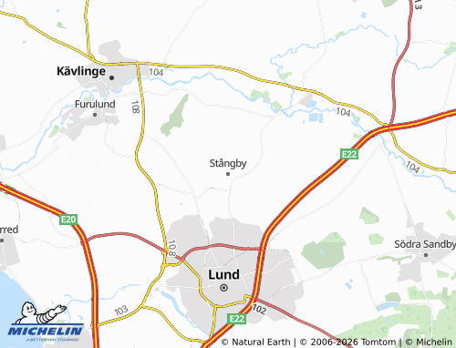 MICHELIN Stångby map - ViaMichelin