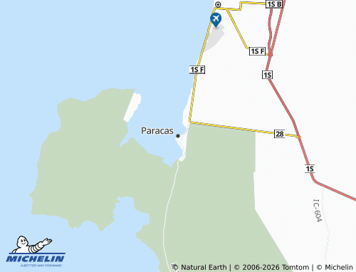 MICHELIN Paracas map - ViaMichelin