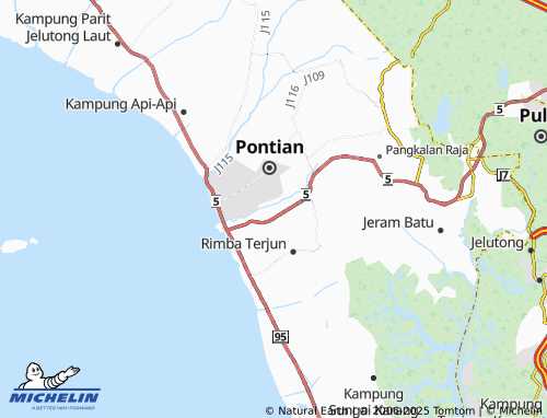 MICHELIN Taman Sri Sutera map - ViaMichelin