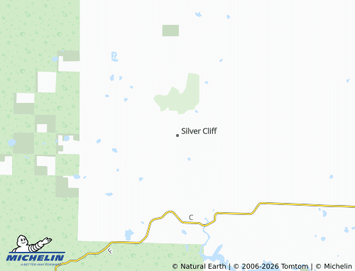 Mapa MICHELIN Silver Cliff - ViaMichelin