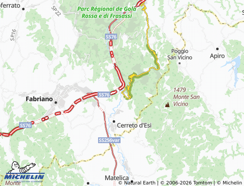 Mappa MICHELIN Borgo Tufico - ViaMichelin