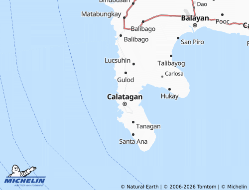 MICHELIN Barangay 1 map - ViaMichelin