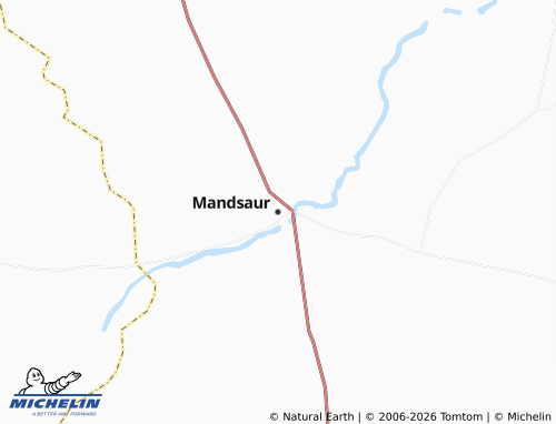 Mappa MICHELIN Mandsaur - ViaMichelin