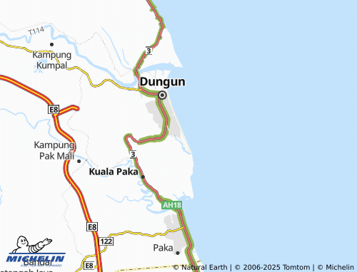 Carte MICHELIN Kampung Sura Hujung - ViaMichelin