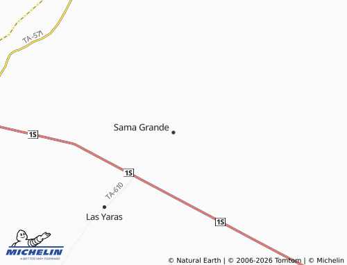 Mapa MICHELIN Sama Grande - ViaMichelin