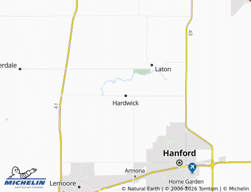 Mappa MICHELIN Hardwick - ViaMichelin
