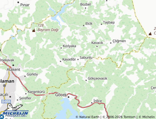 Mappa MICHELIN Sabunlu - ViaMichelin