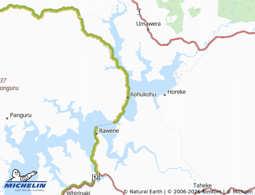 Mapa MICHELIN Kohukohu - ViaMichelin