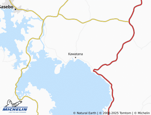 MICHELIN Kawatana map - ViaMichelin