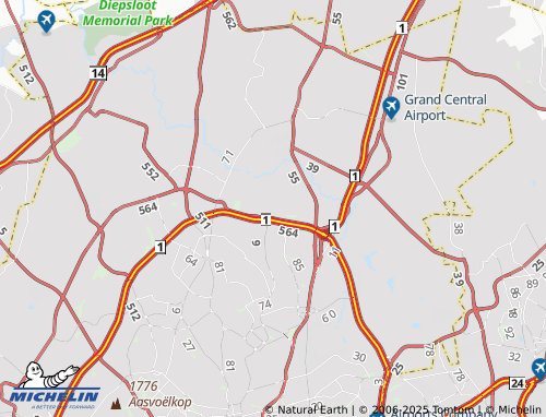 MICHELIN Sunninghill Park map - ViaMichelin