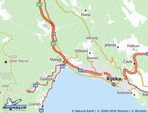 Mapa MICHELIN Kastav - ViaMichelin