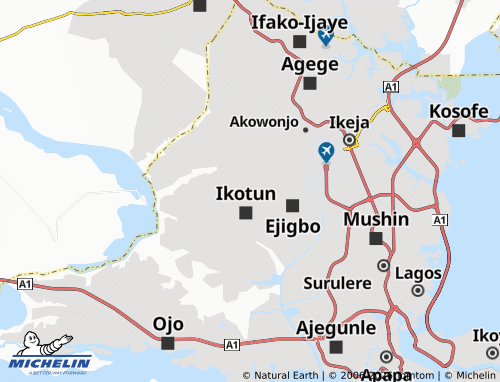 MICHELIN Arida map - ViaMichelin