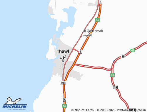 MICHELIN-Landkarte almaerifa - ViaMichelin