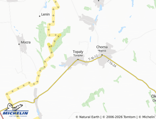 Mapa MICHELIN Topaly - ViaMichelin