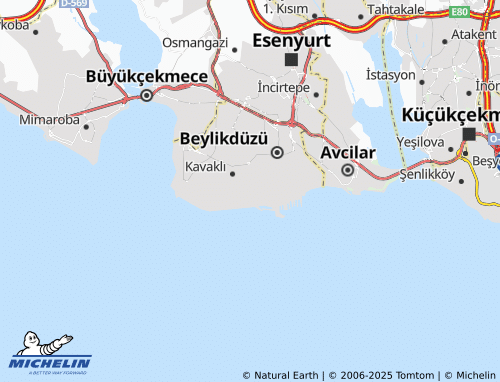 Mappa MICHELIN Sahil - ViaMichelin