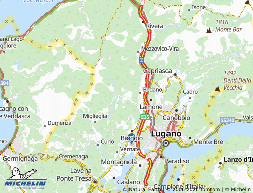 Mappa MICHELIN Arosio - ViaMichelin