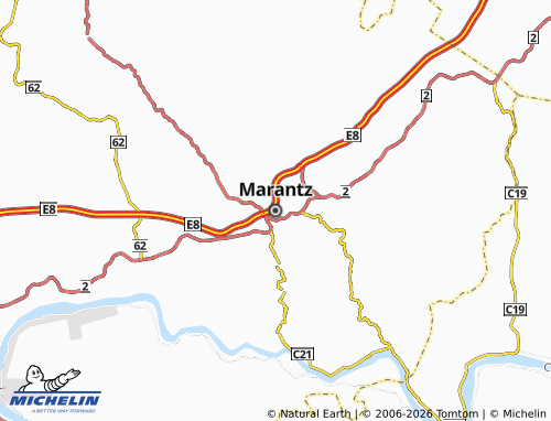 MICHELIN-Landkarte Marantz - ViaMichelin