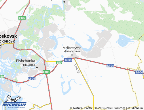 MICHELIN Melioratyvne map - ViaMichelin