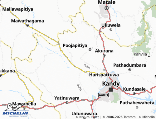 MICHELIN Angoda map - ViaMichelin