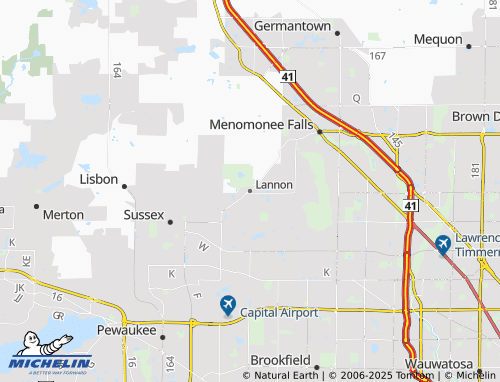 MICHELIN Lannon map - ViaMichelin