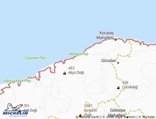 MICHELIN Kuşkayası map - ViaMichelin