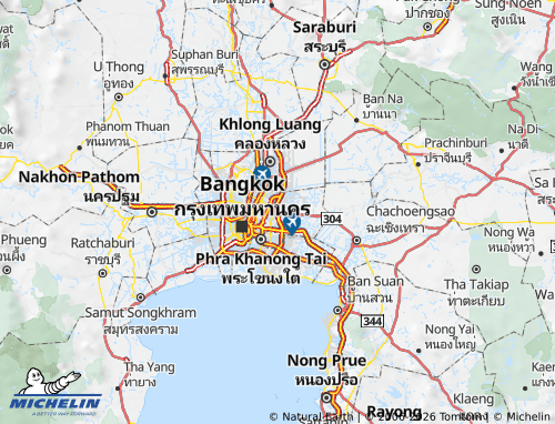 MICHELIN Khan Na Yao map - ViaMichelin