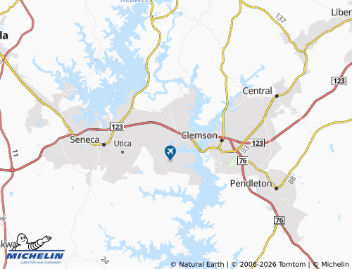 Carte MICHELIN Keowee - ViaMichelin