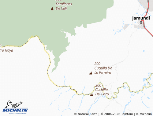 Carte MICHELIN Villa Colombia - ViaMichelin