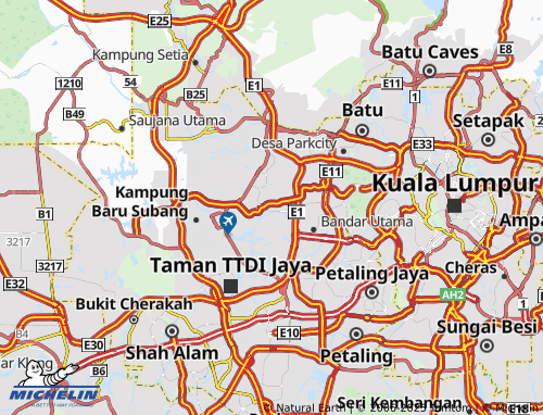 Mappa MICHELIN Seksyen 4 Kota Damansara - ViaMichelin