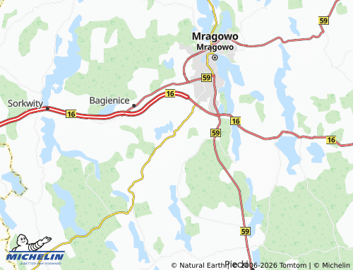 MICHELIN Karwie map - ViaMichelin