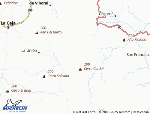 MICHELIN La Linda map - ViaMichelin