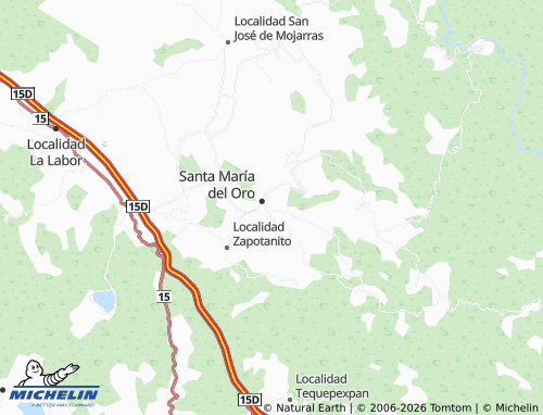 Mappa MICHELIN Los Bosques - ViaMichelin