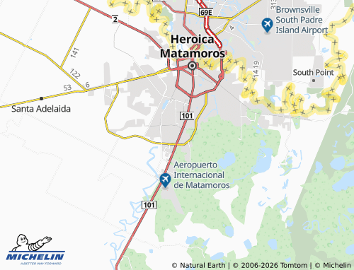MICHELIN Expofiesta Sur map - ViaMichelin