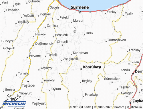 Mappa MICHELIN Kahraman - ViaMichelin