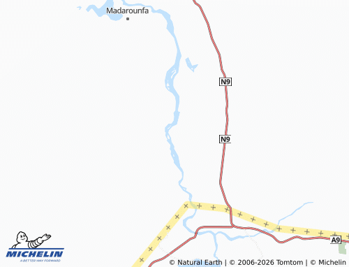 MICHELIN-Landkarte Hadamna - ViaMichelin
