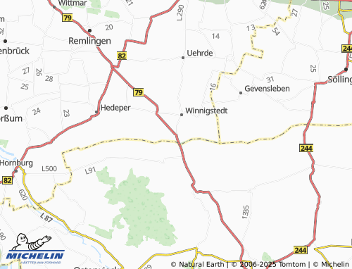 Carte MICHELIN Mattierzoll - ViaMichelin
