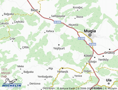 Mappa MICHELIN Yeşilyurt - ViaMichelin