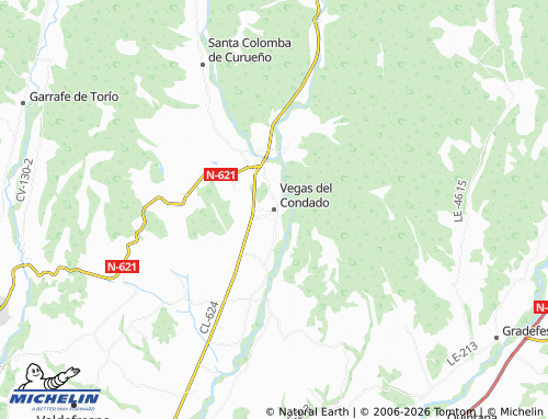 MICHELIN Vegas del Condado map - ViaMichelin