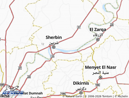 MICHELIN Denjoway map - ViaMichelin